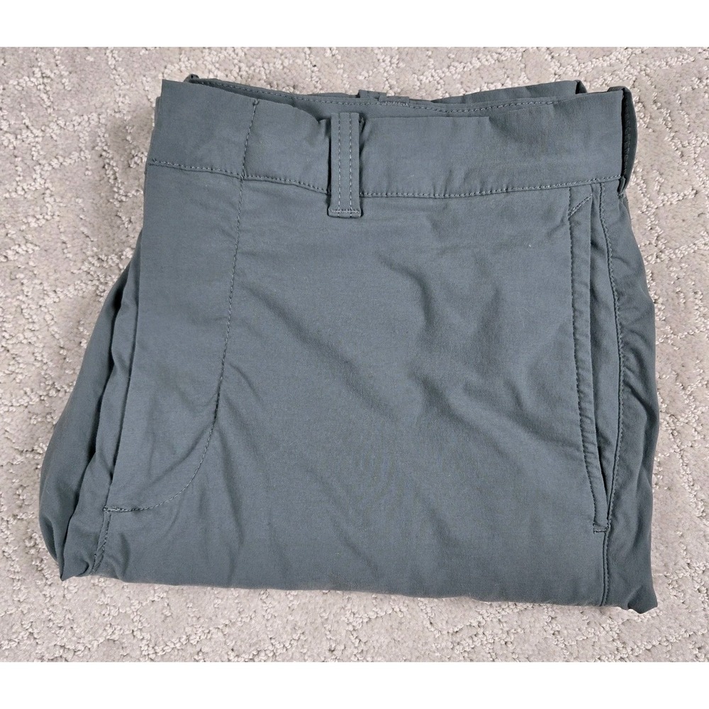 J.CREW Stretch Golf Hiking Green Nylon Breathable Shorts Womens Size 34 (XL)